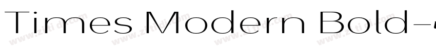 Times Modern Bold字体转换